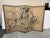 Japanese Japanese Byobu Taoist Folding Divider, Antique For Sale - Image 3 of 15