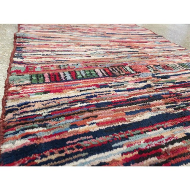 Galerie Shabab Collection Mid-20th Century Handmade Turkish Tribal Style Small Runner For Sale - Image 4 of 8