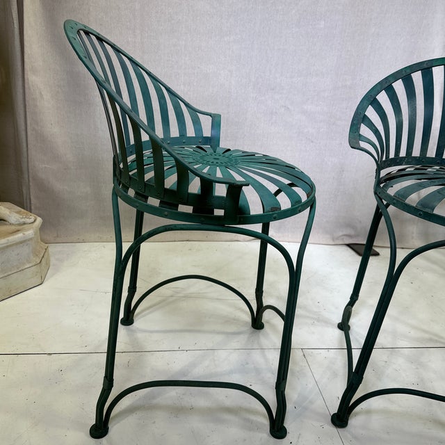 1930s 1930s Pair of Francois Carre Tall Chairs For Sale - Image 5 of 12