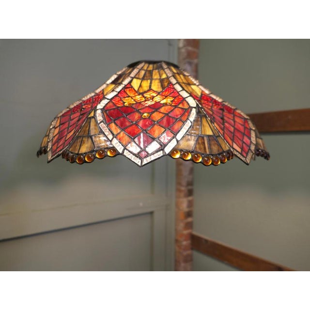 Mid-Century Modern Arts and Crafts Lampshade, 1960 For Sale - Image 3 of 8