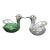Victorian Cornelius Saunders & Francis Shepherd Duck Sterling Glass Decanter Set For Sale