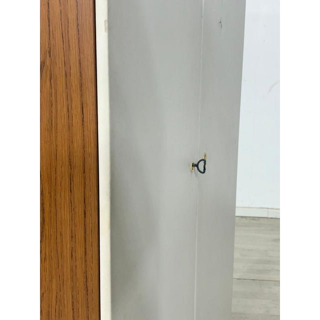 White Large Mid-Century Shoe Cabinet in Pine, 1960s For Sale - Image 8 of 13