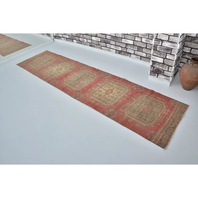 Handmade wool carpet in Turkish Anatolia , Vintage Oushak Rug,Turkish Vintage Anatolian Rug, Handmade wool Rug . One Of...