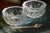 Vintage Crystal Salt Cellars - a Pair For Sale - Image 4 of 9