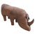 Animal Skin Vintage Leather Rhinoceros Sculpture by Dimitri Omersa, England, 1975 For Sale - Image 7 of 7