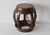 1980s Asian Carved Wood Barrel Stool Plant Stand With Inset Granite Top Vintage For Sale - Image 18 of 18