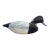 Antique Hand Carved Wood Folk Art Bluebill Drake Duck Decoy Bird Sculpture For Sale