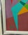 Cubism 1960s Florida Artist Joseph O. Brun Large Oil Painting " Gardon of Eden ", Framed For Sale - Image 3 of 12