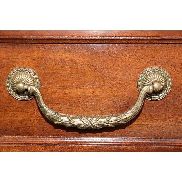 Fantastic Baker Furniture Company Directore Jansen Style Mahogany Brass Commode For Sale In Philadelphia - Image 6 of 7