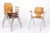 Vintage Industrial Stackable Dining Chairs with Beech Wood Armrests from Pagholz, Germany, 1970s, Set of 4 For Sale - Image 3 of 11