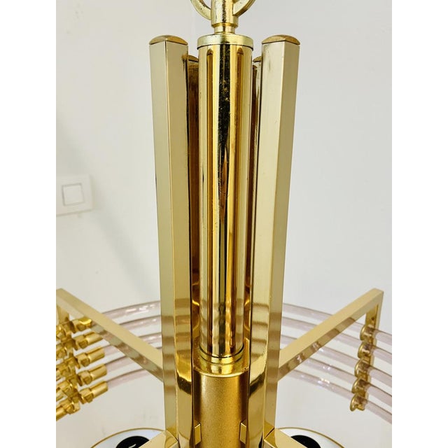 Chandelier by Gaetano Sciolari for Sciolari, 1980s For Sale - Image 15 of 18