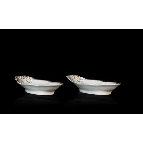 Ceramic Vintage Saucières by Richard Ginori, 1950s, Set of 2 For Sale - Image 7 of 8