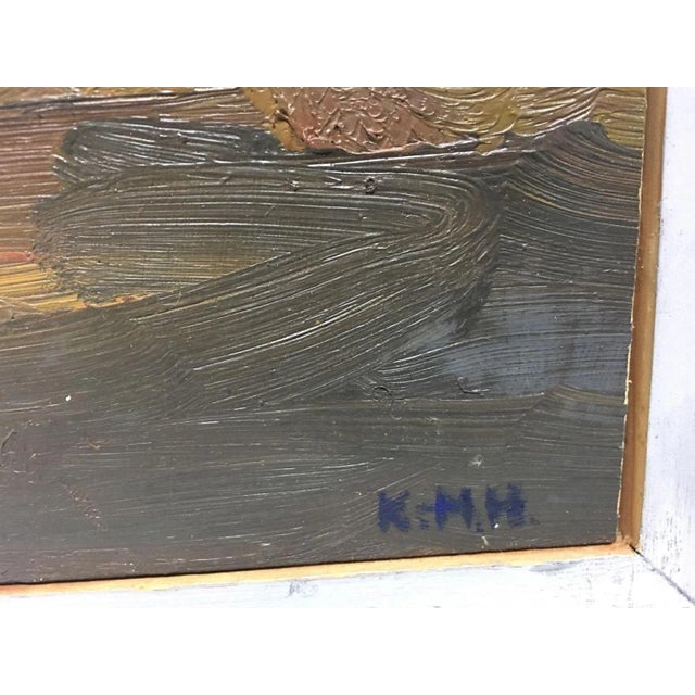 1980s Hartmann Martin, Lago di Bolsena, 1982, Oil Painting on Canvas For Sale - Image 5 of 12