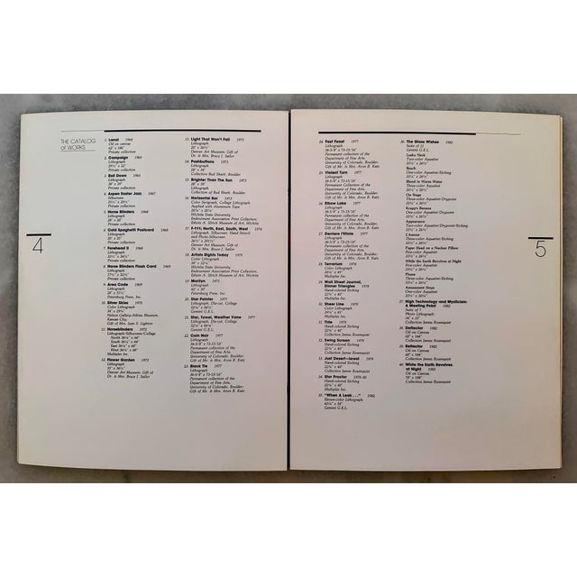 Paper 1982 Original Signed James Rosenquist Velum Print and Exhibition Catalog For Sale - Image 7 of 12