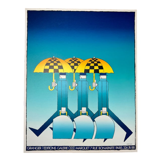 Vintage Michel Granger Editions Galerie Marquez, Paris Serigraph For Sale