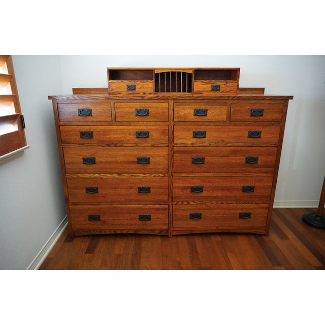 Mission Style Chest of Drawers With Organizer Chairish
