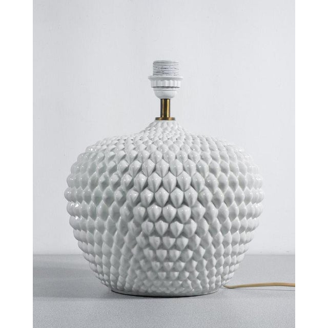 Italian Ceramic Table Lamp, 1970s For Sale - Image 4 of 12