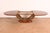Henredon Art Deco Ash and Burl Wood Parquet Top Pedestal Extension Dining Table, Newly Refinished For Sale In South Bend - Image 6 of 15