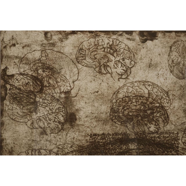 2010s Brainiac Silkscreen Abstract -- "Sesos" - Rauschenberg Style by Michael Pauker For Sale - Image 5 of 9