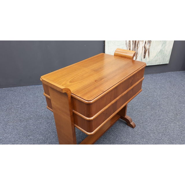 Wood Art Deco Sewing Cabinet, 1930s For Sale - Image 7 of 10