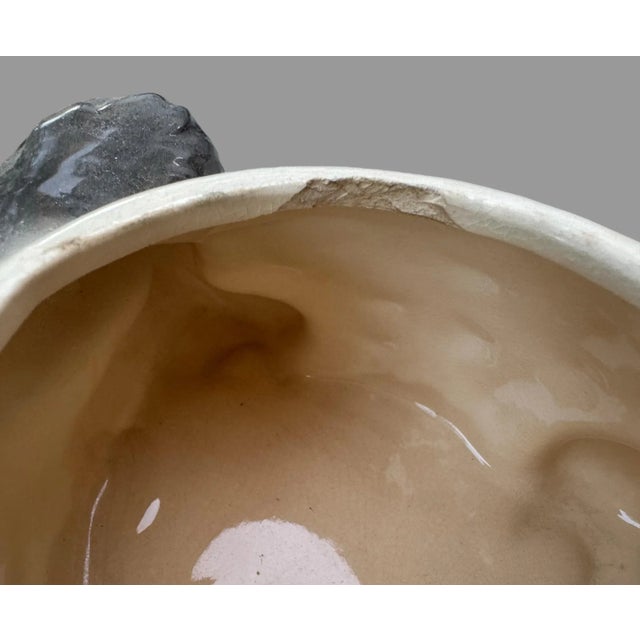 Ceramic Vintage Brush McCoy Figural Panda Bear Cookie Jar For Sale - Image 7 of 12