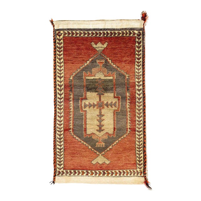 Pasargad DC Vintage Turkish Hand Knotted Saddle Bag Rug For Sale