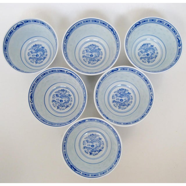 Chinese Rice Grain Cups & Plates 12 Pieces Chairish
