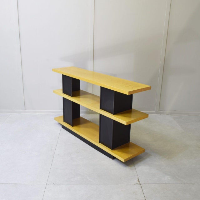 Black Vintage Console Table by Charlotte Perriand, 1970s For Sale - Image 8 of 10
