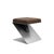 Silver Lombard Stool by Porus Studio For Sale - Image 8 of 8
