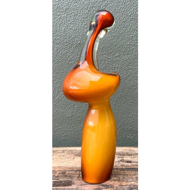 Vintage Italian Murano Glass Abstract Sculpture For Sale - Image 11 of 12