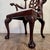 Chippendale Vintage Irish Chippendale Revival Carved Mahogany Armchair For Sale - Image 3 of 15