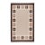 Part & Parcel Goods Wool Chain Rug 15' x 20', Bisque, Topaz, Chocolate and Eggshell For Sale