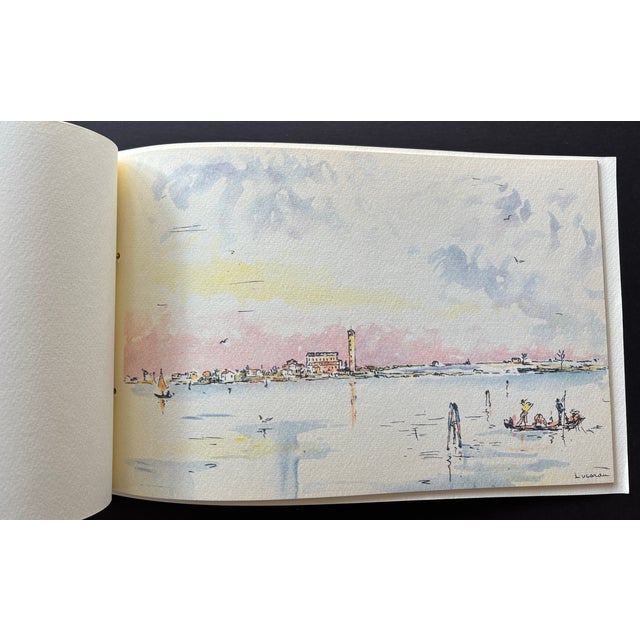 Blue Complete Portfolio of 14 Venetian Color MCM Prints by Antonio Lucardo Reproduction For Sale - Image 8 of 18