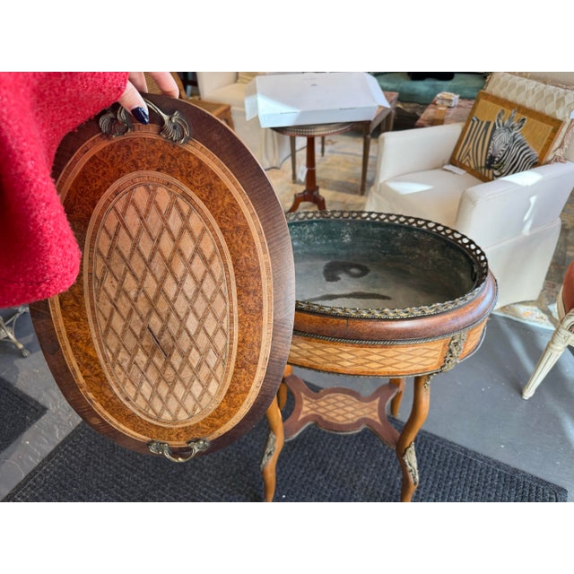 French 19th Century French Antique Oval Planter For Sale - Image 3 of 7