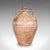 This is an antique weathered veranda amphora. An English, terracotta ornamental garden accent in Italianate taste, dating...