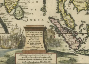 Antique Map of Malay Peninsula, 1706