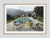 Modern Poolside Poodle 1970 by Slim Aarons Framed C-Print For Sale - Image 3 of 3