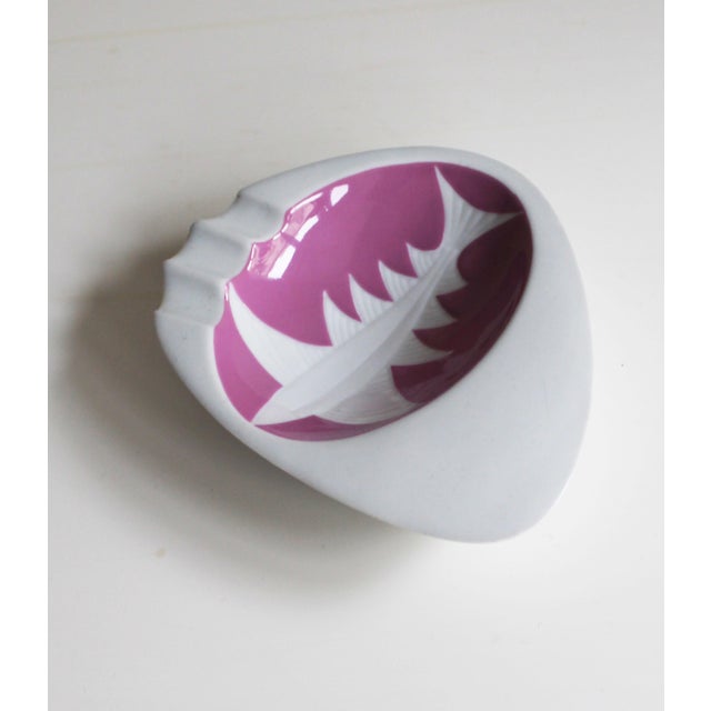 Ceramic Ceramic Ashtray by Jaroslav Jezek for Royal Dux, 1960s For Sale - Image 7 of 9