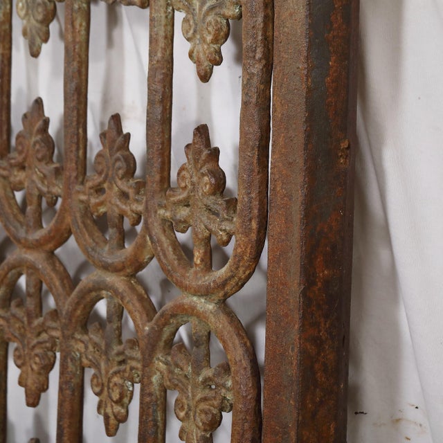 Indian Vintage Indian Iron Garden Gate For Sale - Image 3 of 6