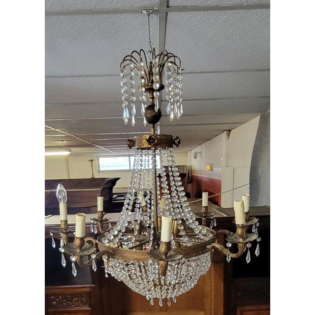 Antique Hot Air Balloon Chandelier, 1900 For Sale - Image 6 of 9