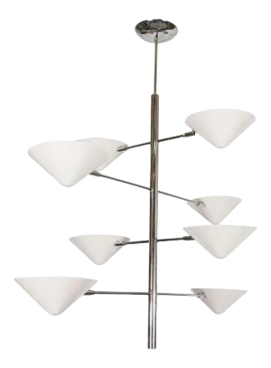 Eight-Arm Uplight Chandelier