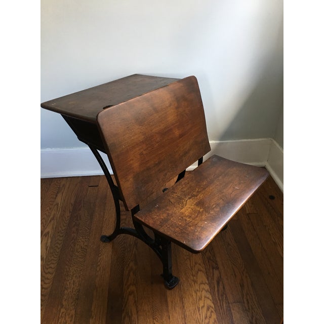 1916 Early American Heywood Wakefield School Desk Chairish