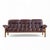 Ekornes Mid Century Norwegian Teak and Leather Montana Sofa This sofa measures: 84 wide x 35 deep x 32 inches high, with a...