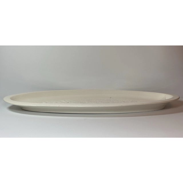 Mid-Century Modern Vintage Mid-Century Modern Italian Fish Serving Platter 26” For Sale - Image 3 of 5