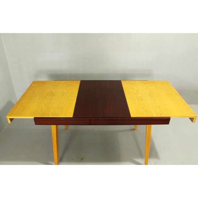Brown Vintage Extendable Dining Table from Jitona, 1960s For Sale - Image 8 of 18
