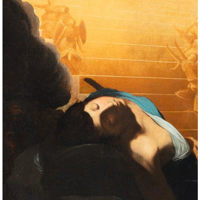 Giovanni Battista Spinelli, Jacob's Dream, 17th Century, Oil on Canvas For Sale - Image 3 of 6