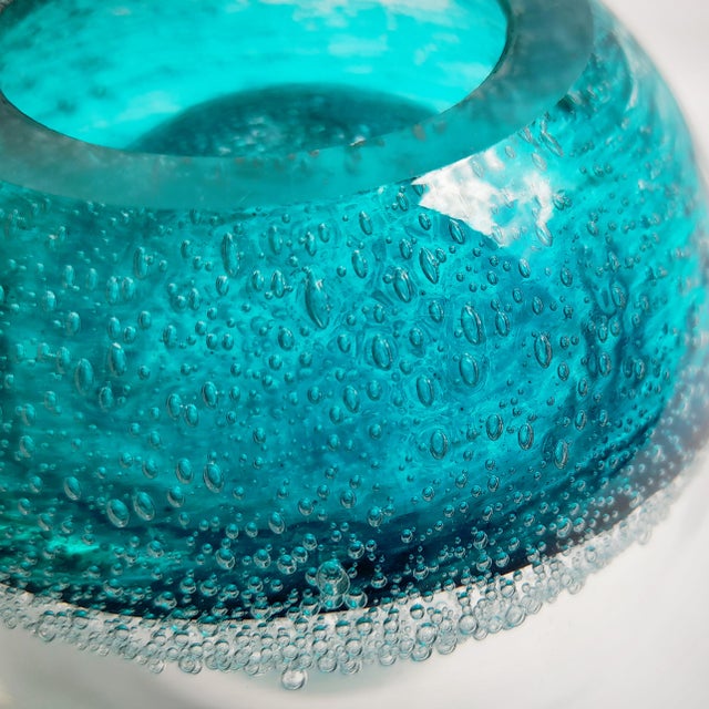 Blown and Bubbled Glass Perfume Burner from Murano For Sale - Image 10 of 18