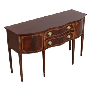 Councill Craftsmen Inlaid Mahogany Federal Sideboard For Sale