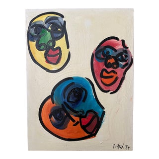 Original Peter Keil Painting, Titled For Sale