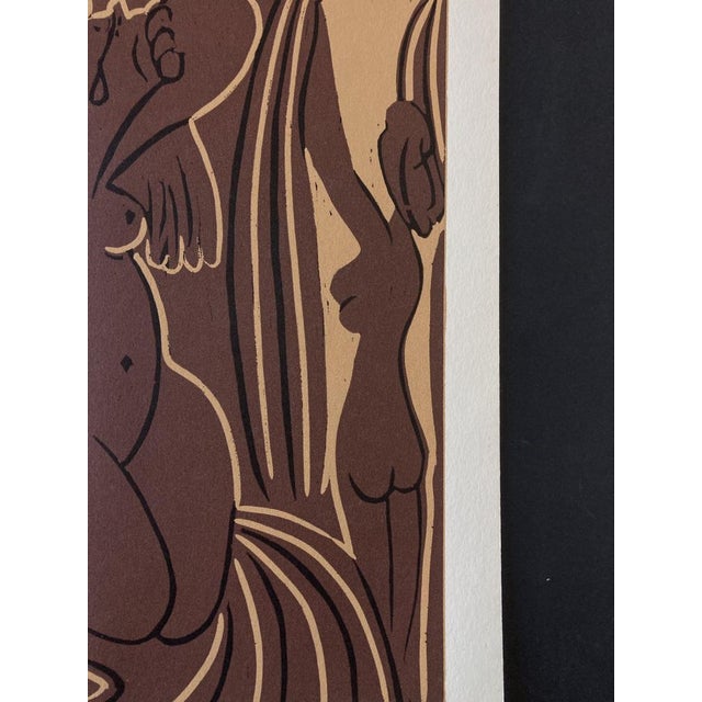 After Pablo Picasso, Three Women, Cercle d'Art, 1962, Linocut For Sale - Image 7 of 10